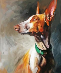 Podenco Dog Art paint by numbers