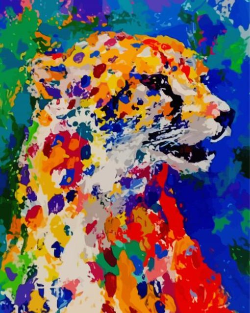 Portrait Of A Cheetah paint by numbers