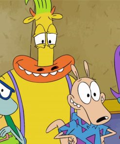 Rockos Modern Life Animated Serie paint by number