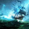 Ship Storm paint by numbers