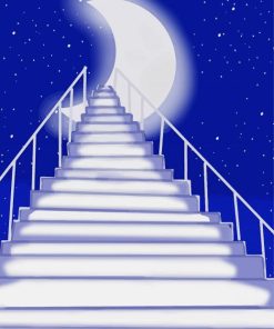 Stairs To Moon paint by numbers