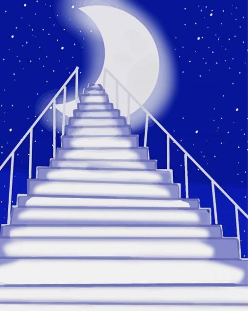 Stairs To Moon paint by numbers