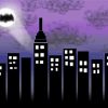 Superhero Building Batman paint by numbers