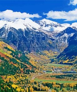 Telluride Colorado paint by numbers