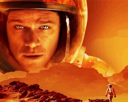 The Martian Movie paint by numbers