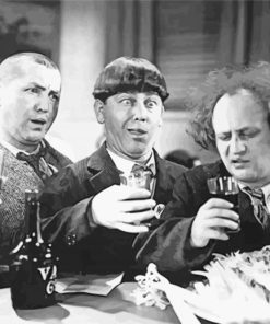 Three Stooges paint by numbers