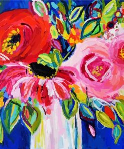 Abstract Flowers Bouquet paint by numbers