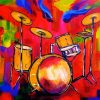 Aesthetic Drumkit Art paint by numbers