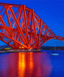 Forth Bridge Queensferry paint by numbers