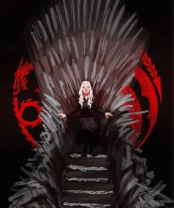 Aesthetic Iron Throne paint by numbers