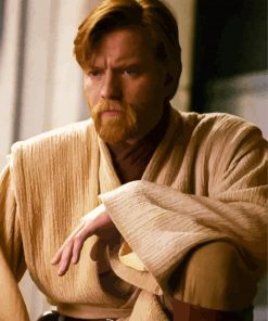 Aesthetic Obiwan Kenobi paint by numbers