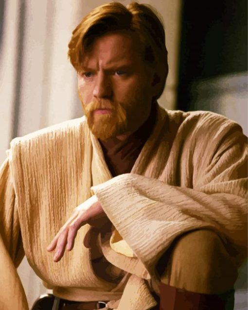 Aesthetic Obiwan Kenobi paint by numbers