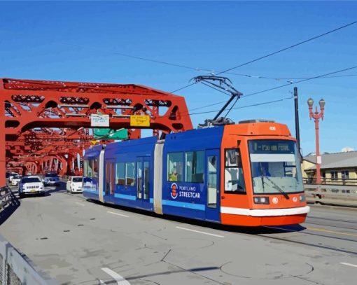 Aesthetic Street Cars paint by numbers