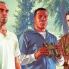 Grand Theft Auto Gang paint by numbers