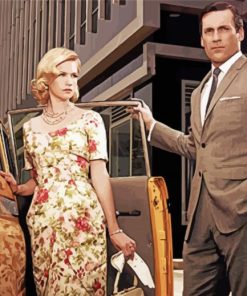 Aesthetic Mad Men paint by numbers