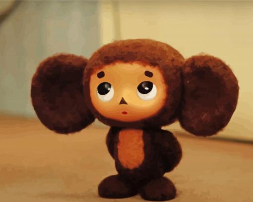 Cheburashka And Friends Cartoon paint by number