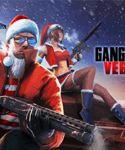 Christmas Gangstar Vegas Paint By Numbers