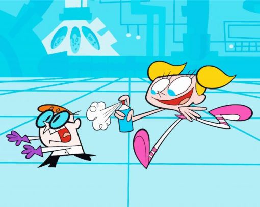 Dexters Laboratory Characters paint by number