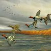 Flying Waterfowl paint by numbers