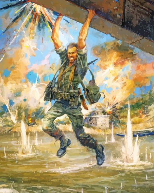 Marines Soldiers paint by numbers