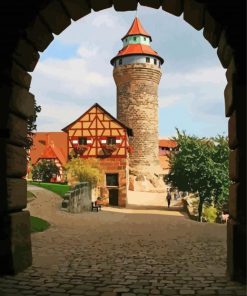 Nuremberg Castle View Paint by numbers