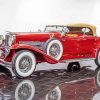 Red Duesenberg paint by numbers