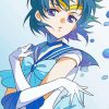 Sailor Mercury Art Paint by numbers