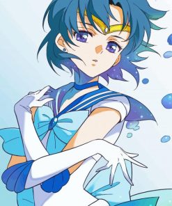 Sailor Mercury Art Paint by numbers