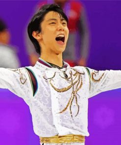 Skater Yuzuru Hanyu paint by numbers