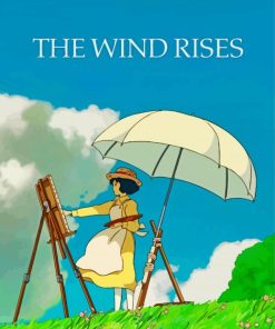 The Wind Rises Poster paint by numbers