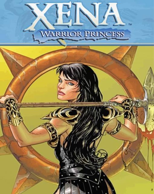 Xena The Warrior paint by numbers