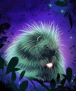 Adorable Porcupine Paint By Number