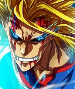 All Might Anime Paint By Number