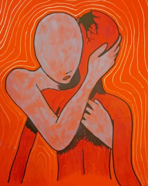 Anxieted Person Paint By Number