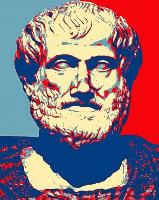 Aristotle Illustration Art Paint By Number