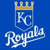 Baseball Royals Logo Paint By Numbers