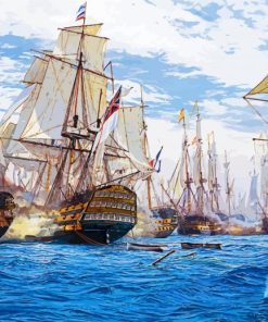 Battle Of Trafalgar Paint By Number