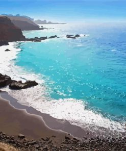 Beach Bollullo Tenerife Paint By Number