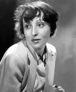 Black And White Luise Rainer Paint By Number