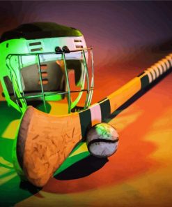 Camogie Equipment Paint By Number