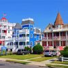 Cape May Houses Paint By Number