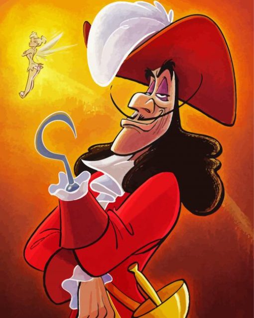 Captain Hook Art Paint By Number