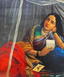 Disappointed By Raja Ravi Varma Paint By Number