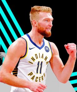 Domantas Sabonis Basketballer Paint By Number