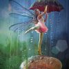 Fairy Dancing In The Rain Paint By Numbers