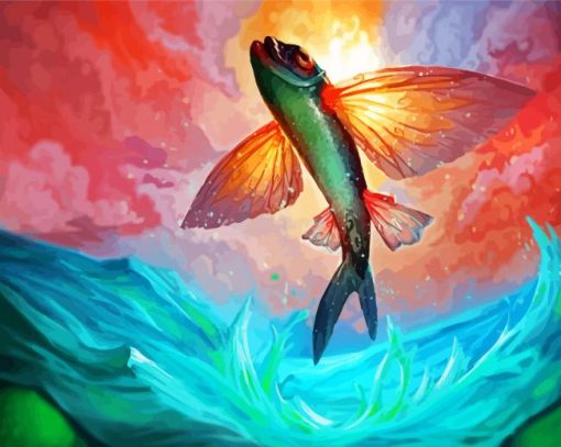 Fantasy Fly Fish Paint By Number