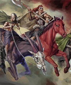 Four Horsemen Paint By Number