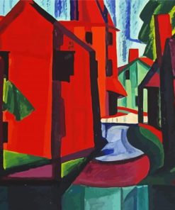 Little Falls New Jersey Oscar Bluemner Paint By Numbers