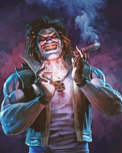 Lobo DC Comics Paint By Number