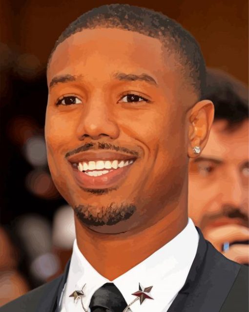 Michael B Jordan Paint By Number